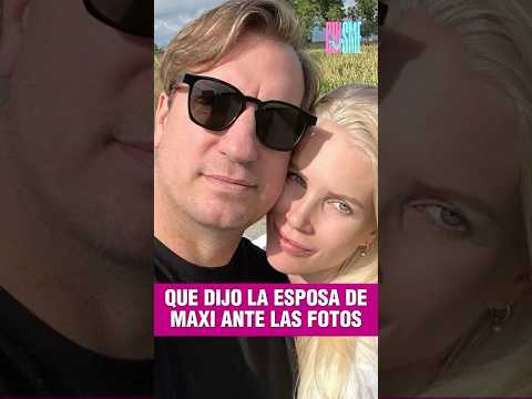 Qué dijo la esposa de Maxi ante las fotos con Wanda.. "Estamos muy.." #shorts