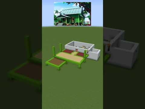 MEMBUAT RUMAH UPIN & IPIN MINECRAFT #shorts