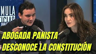 MANUEL PEDRERO EXHIBE A ABOGADA PANISTA POR DECIR QUE LA CONSTITUCIÓN NO SE PUEDE CAMBIAR