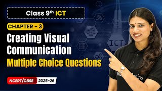 Creating Visual Communication - Multiple Choice Questions | Ch 3 | Class 9 ICT | CBSE 2025-26