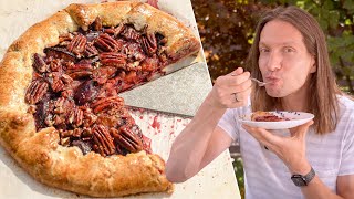 Самый простой сливовый пирог - СЛИВОВАЯ ГАЛЕТА | простой рецепт