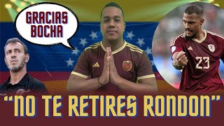 🇻🇪 PERIODISTA de #VENEZUELA le pide POR FAVOR a SALOMON RONDÓN que no se RETIRE de la SELECCIÓN