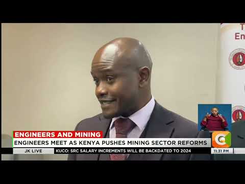 YouTube video thumbnail: Engineers Convene as Kenya Pushes Mining Sector Reforms