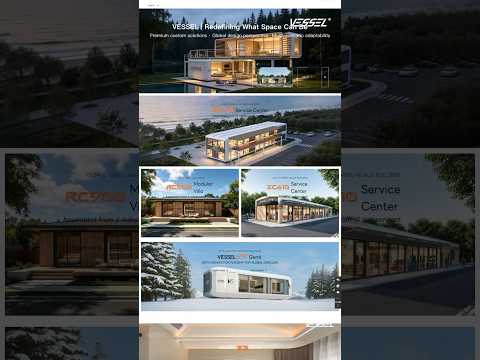 You can save much construction time and costs using VESSEL modular house#vessel微宿#modular house