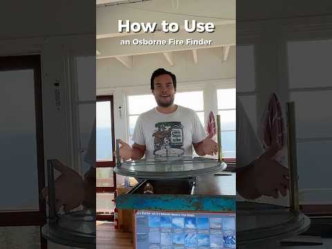 How to Use Fire Finder to Find Wildfire Smoke Location from Fire Lookout (full length in profile)
