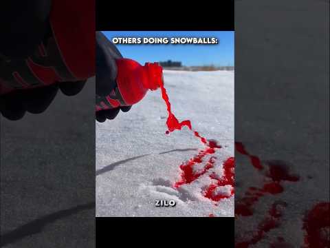 Others Making Snow Creations Versus This Guy โ ๏ธ