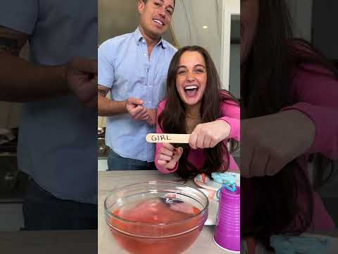 Disappearing Cotton Candy Gender Reveal💙🩷