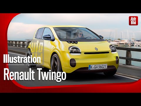 Renault Twingo Elektro | Illustration von Bernhard Reichel