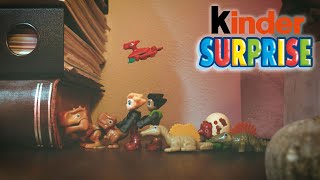 Tried shooting stop motion with Kinder Toy.【ChinaLui】
