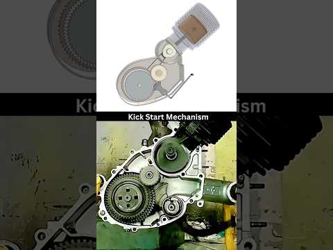 Kick Start System Mechanical #automobile #mechanic #system #shorts