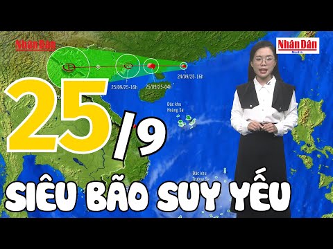 Dự báo thời tiết tối hôm nay và ngày mai 25/9 | Dự báo thời tiết đêm nay mới nhất | Báo Nhân Dân
