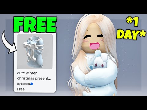 HURRY! GET FREE CUTE ITEMS NOW! ROBLOX