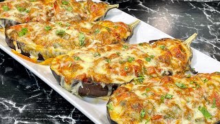 AUBERGINES FARCIES  GRATINÉES 🍆 Recette végétarienne 🌱 