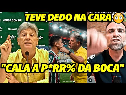 "CALA A P*RR% DA TUA B0CA" A AMEAÇA DE RENATO GAÚCHO PRA ClMA DE JOGADOR DO FLUMINENSE APÓS DERROTA