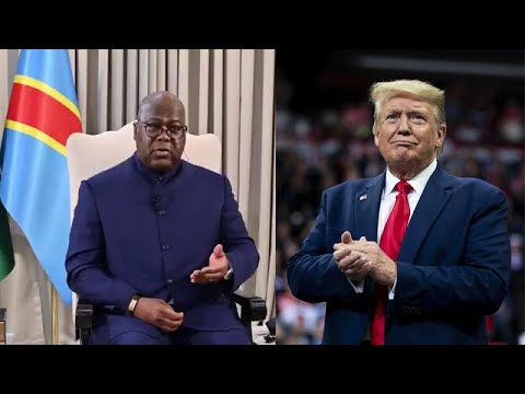 EXCLU- LE Pr TSHISEKEDI LANCE UN MSG FORT A TRUMP DEVANT LA CORRESPONDANTE PERMANENTE À LA M.BLANCHE