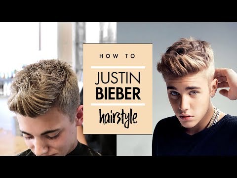 Justin Bieber Hairstyle  - Hair Tutorial - By Vilain Gold Digger