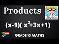 Multiplying and Combining Algebraic Expressions