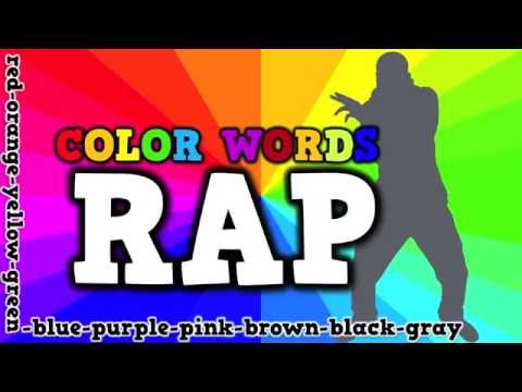 COLOR WORDS RAP (song for kids about spelling color words) - YouTube