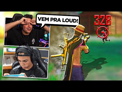 CORINGA FICA IMPRESSIONADO COM FREITAS NA RANK e CHAMA ELE PRA LOUD AO VIVO!!