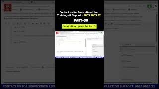 PART - 30 | ServiceNow Update Set
