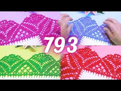 Te enseño a realizar esta belleza puntilla a 2 VUELTAS 🩷 793