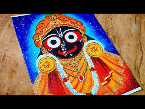 Lord Jagannath Painting/ Rath Yatra Special Painting/ Jagannath ji Acrylic Painting