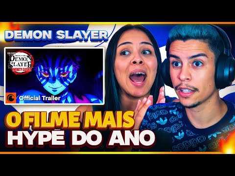 TRAILER de DEMON SLAYER Castelo Infinito | [Casal Jounin React] 🔥