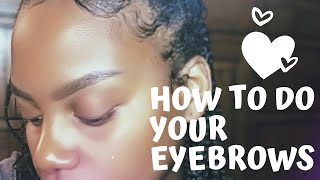 HOW TO DO YOUR EYEBROWS | DRUGSTORE | BEGINNER | Tanya Harrison