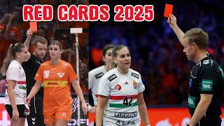 RED CARDS 2025 World Women's Handball Championship