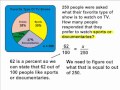 Finding Percentages Using Pie Charts