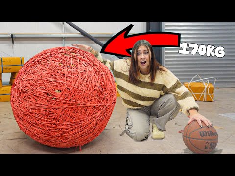 Making The WORLDS BIGGEST Rubber Band Ball!😱