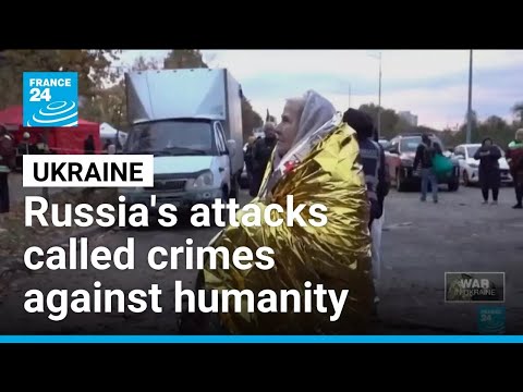 YouTube video thumbnail: Russia's Repeated Attacks on Civilians in Ukraine Called Crimes Against Humanity