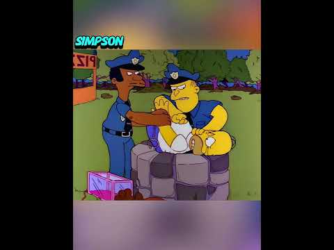 Bart tricked the police with a voice changer #anime #animerecap #TheSimpsons