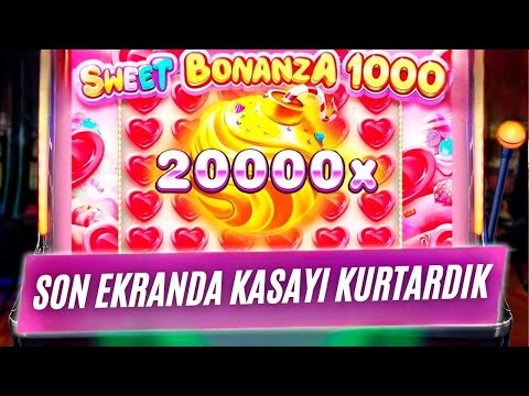 SWEET BONANZA 1000 🍭 BONANZA DA SON EKRANDA KASAYI KURTARDIK !! #slotoyunları