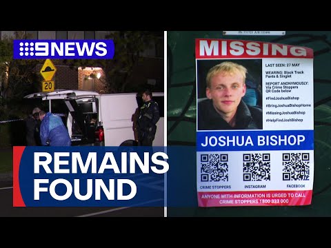 Month-long search for missing man ends in discovery of his remains | 9 News Australia