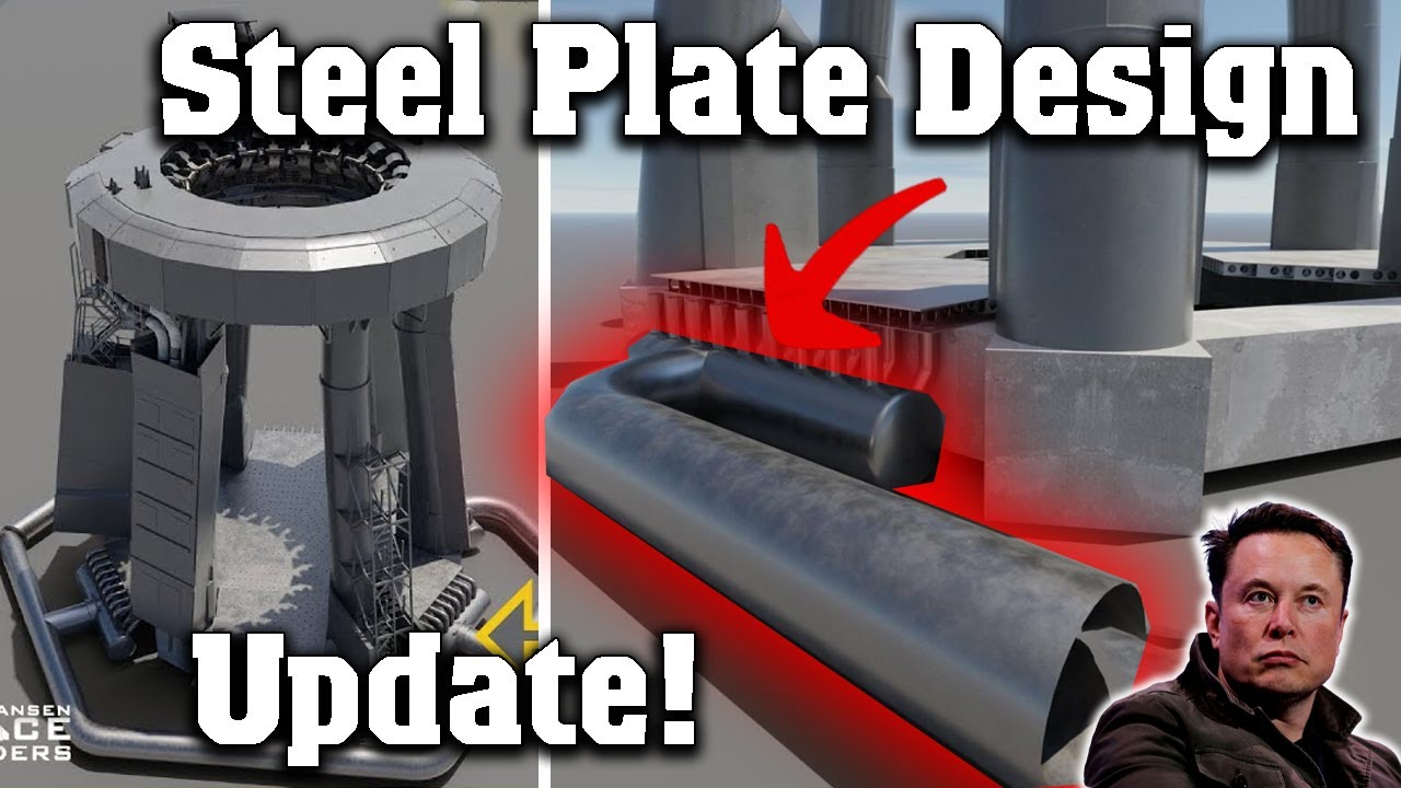 SpaceX Starbase Flyover Update! Steel Plate Design Change?