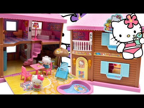 16 minutes Satisfying with Unboxing BIG Hello Kitty Resort ASMR