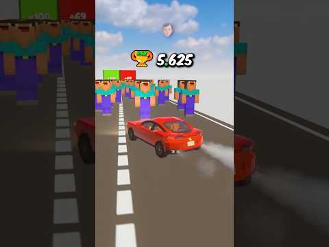 Rank 1 vs Rank 1,000,000 Car in Minecraft