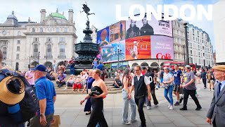 Regent Street in Summer 🌞 | Walking from Piccadilly Circus to Oxford Circus