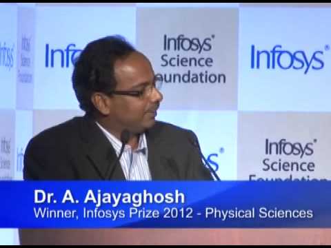 Infosys Prize 2012 - Physical Sciences