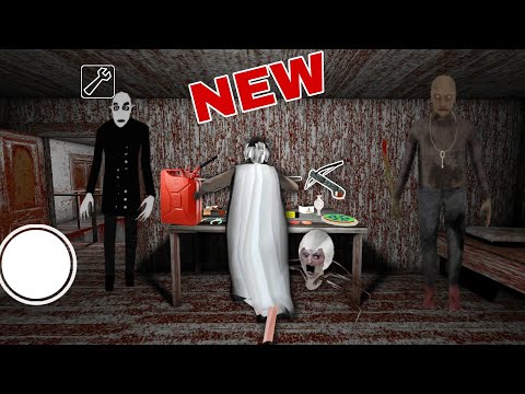 Play As Granny New Update Nightmare Spider angelina inside house and With weapon table | Granny mod