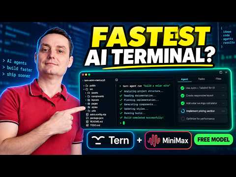 Tern hands-on: workspace tour and an agent-built Astro site
