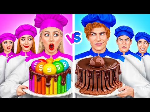 Provocare De Gătit: Băieți VS Fete | Amuzant Războiul Bucătăriei Multi DO Challenge