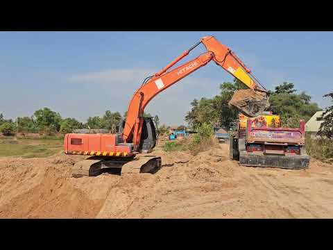 คนประเภทนี้ต้องมาเจอกับตัวเอง Excavator loading Trucks