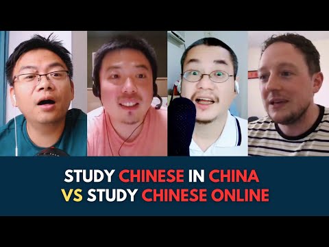 Chinese Podcast #59: Study Chinese in China VS Study Chinese Online.在中国学习中文VS在网上学中文