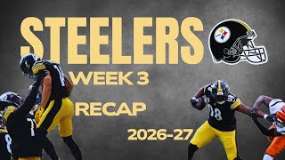 Steelers STUN Bengals 30-27! Rodgers Drops 3 TDs & Harmon’s Game-Sealing Strip-Sack |     Week 3