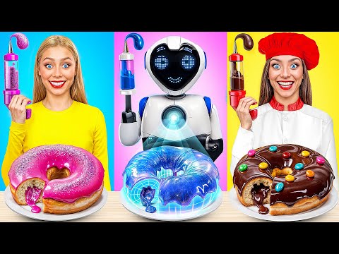 Reto De Cocina Yo vs Robot | Robot en la Vida Real por Multi DO Smile