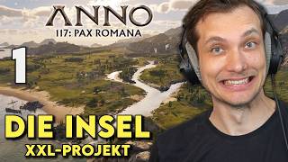 Ich baue eine XXL-Stadt auf der neuen Mega Vulkaninsel