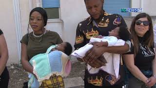 Custonaci festeggia la nascita di due gemellini nigeriani