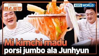 [IND/ENG] 1 Porsi Mi Kimchi Junhyun Sama Dengan 2 Porsi 😲 | Fun-Staurant | KBS WORLD TV 250721